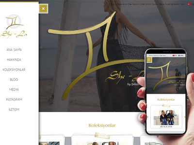 She La Fashion Website fashion web design webdesign