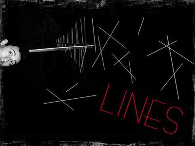 Lines graphic design lines poster
