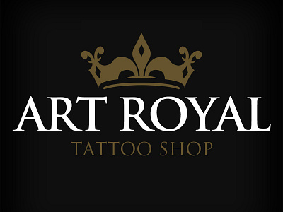 Art Royal Tattoo Shop Logo