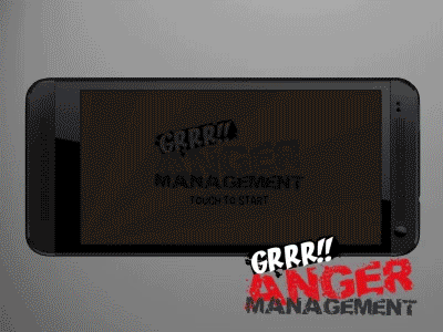 Anger Management android anger animation game gif logo management mobile mockup