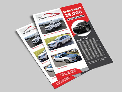 Car selling flyer