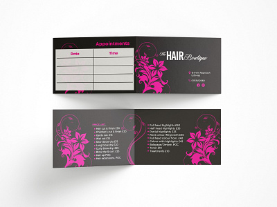 Folded Business Card Design business card design folded folded business card illustrator