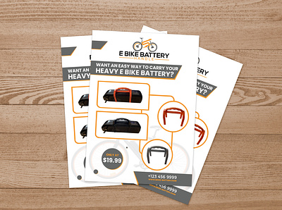 E bike battery handle flyer brochure brochure design flyer flyer design flyer template flyers illustrator