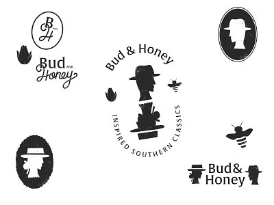 Southern Charm badge branding icons logo southern typography