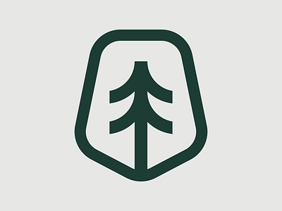 Backcountry Crest adventure arrow backcountry badge branding crest green identity illustration logo logoinspirations monoline simple tree