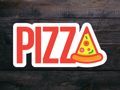 Pizza Sticker pizza