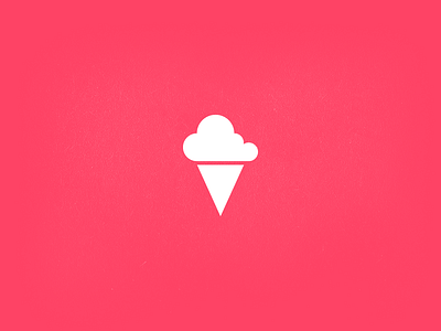 Ice Creamy Cloud icon logo