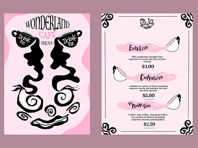 Wonderland Cafe COFFEE SHOP MENU