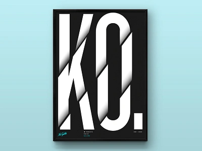 Sports Poster boxing fight ko poster sport sportsdesign type typography