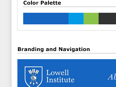 Lowell Institute Redesign