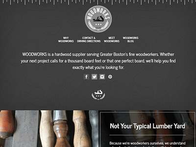 WoodWorks Boston bootstrap drupal front end development web design