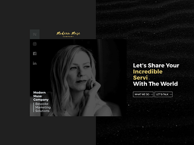 Modern Muse Company design front end development web design wordpress