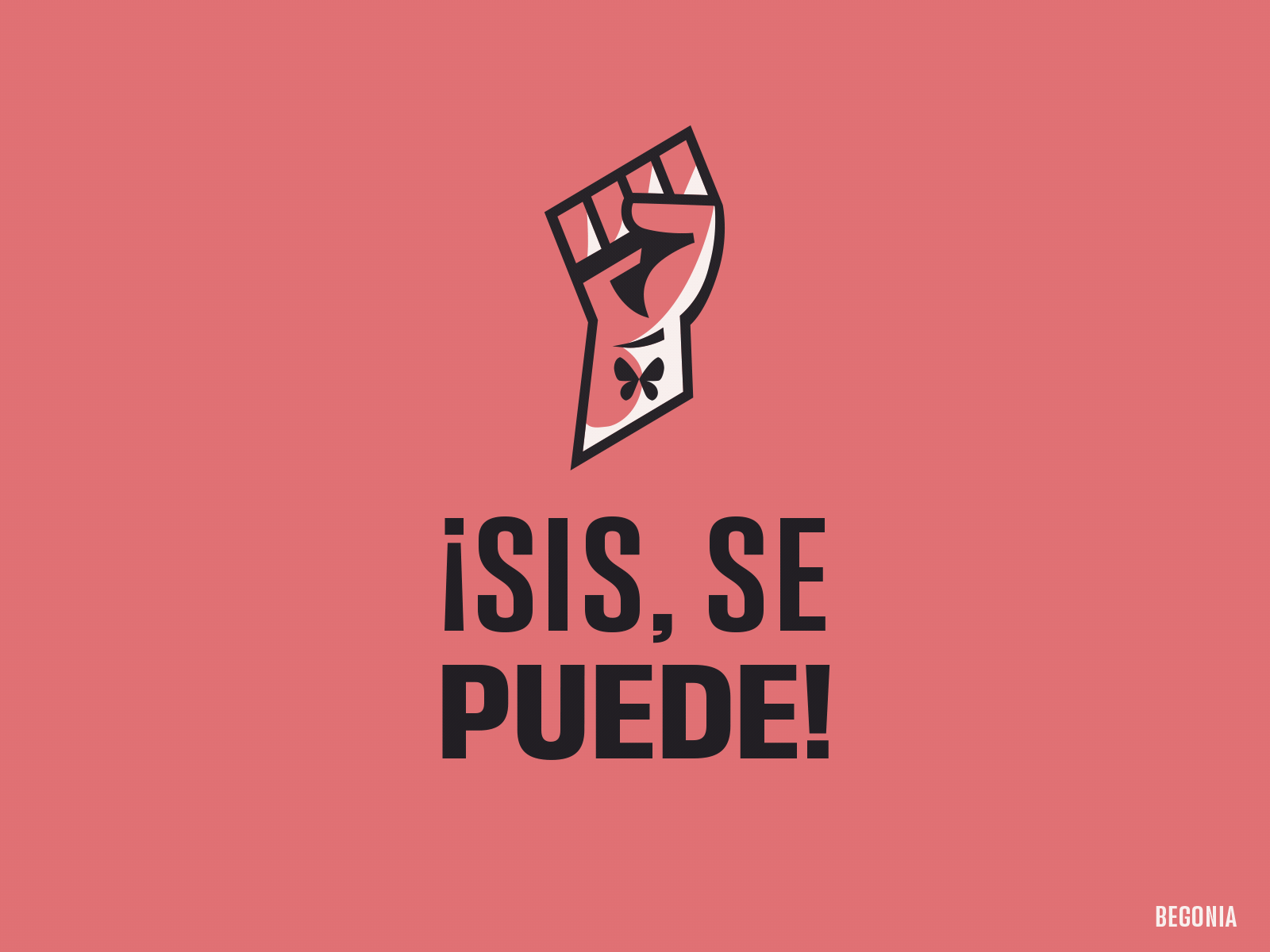 For and by the People! ¡Sis, se Puede! advocacy black branding brown icon identity design latin america latinotype latinx logo mark nonprofit protest symbol tampa bay washington dc