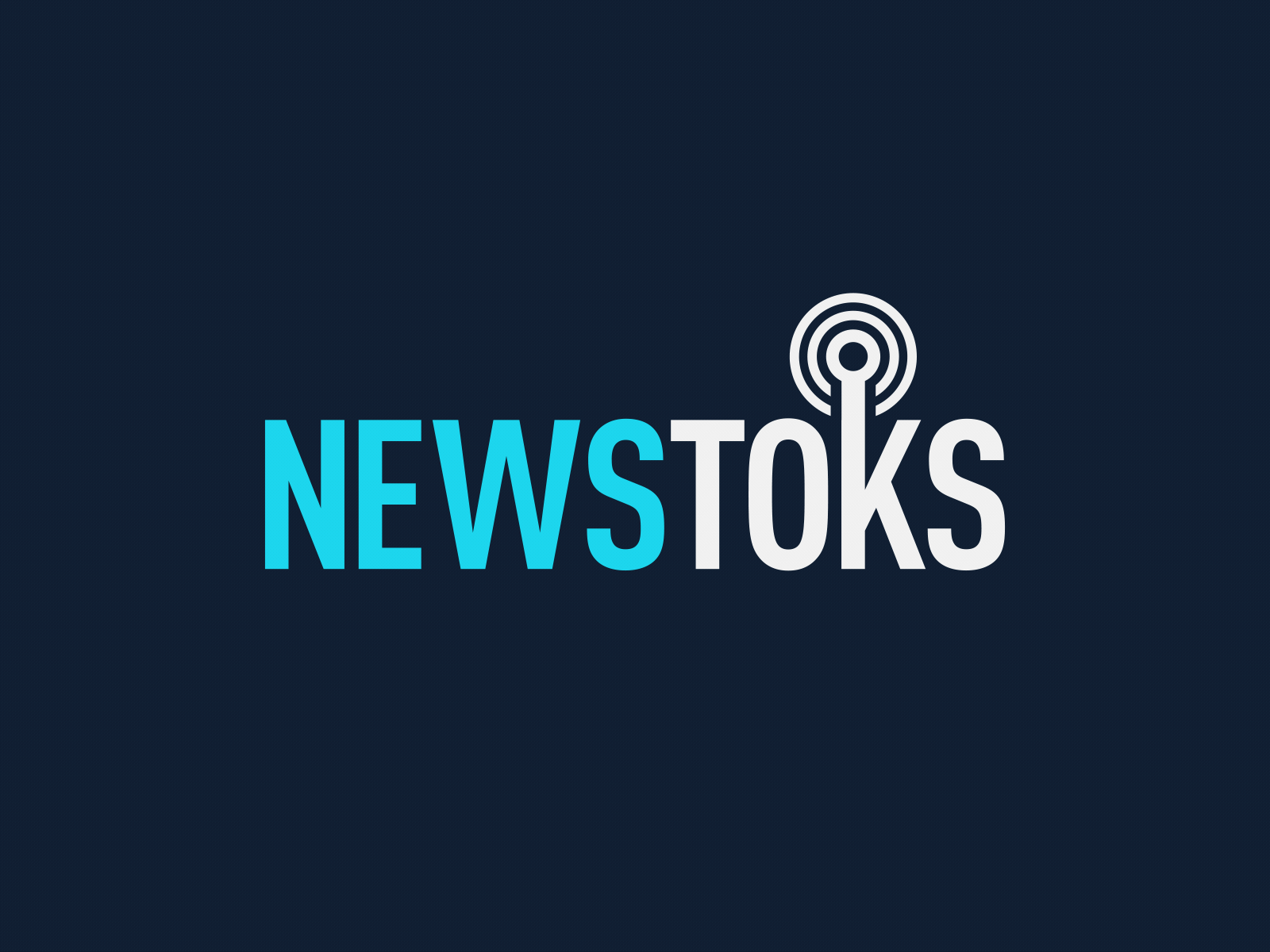 NewsToks Logo app branding feed icon identity mark news radio social media sound tiktok typography vector washington dc waves