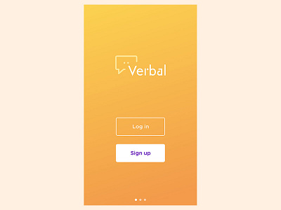 Verbal™ Messaging App - Brand Identity & UI Design app brand chat design development frontend identity javascript messaging startup ui ux