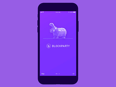 Blockparty - Blockchain App Mobile UI blockchain design ios mobile react sketch ui ux