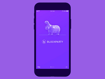 Blockparty - Blockchain App Mobile UI blockchain design ios mobile react sketch ui ux