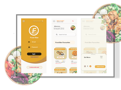 Food delivary app ui ui design