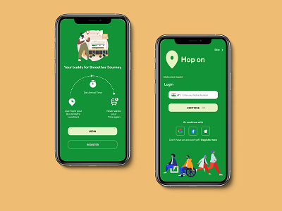 Log In UI | Public Transport App | Inclusive Visuals ui design ux design uxui designer