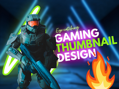 Eye Catching Gaming Thumnail For YouTube | Canva canva gaming thumbnail graphic design youtube thumbnail