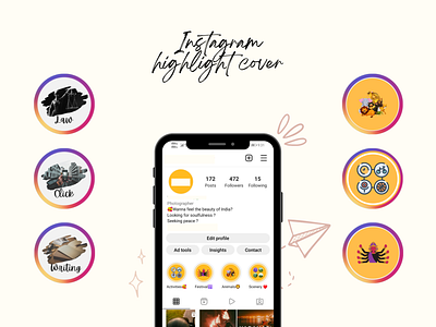 Instagram highlight cover design