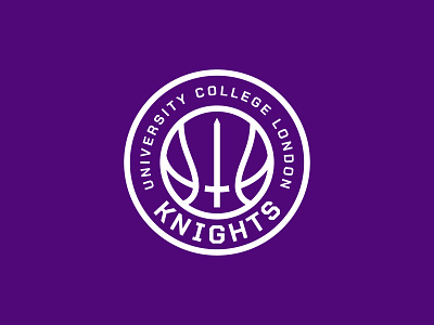 UCL Knights ball basketball college esport knights logo london nba purple sport sports sword