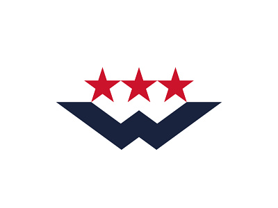 Washington Capitals logo concept capitals eagle hockey logo logotype nhl sport star w washington