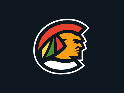 Chicago Blackhawks logo concept american blackhawks chicago concept eagle hawk hockey logo logotype native nhl sport
