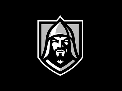 Batyr basketball batyr face hockey king logo logotype man shield sport sportslogo warrior