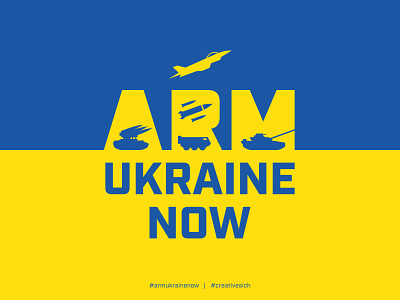 Arm Ukraine Now armukrainenow creativesich illustration ukraine war
