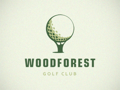 Woodforest ball club forest golf logo sport tree wood