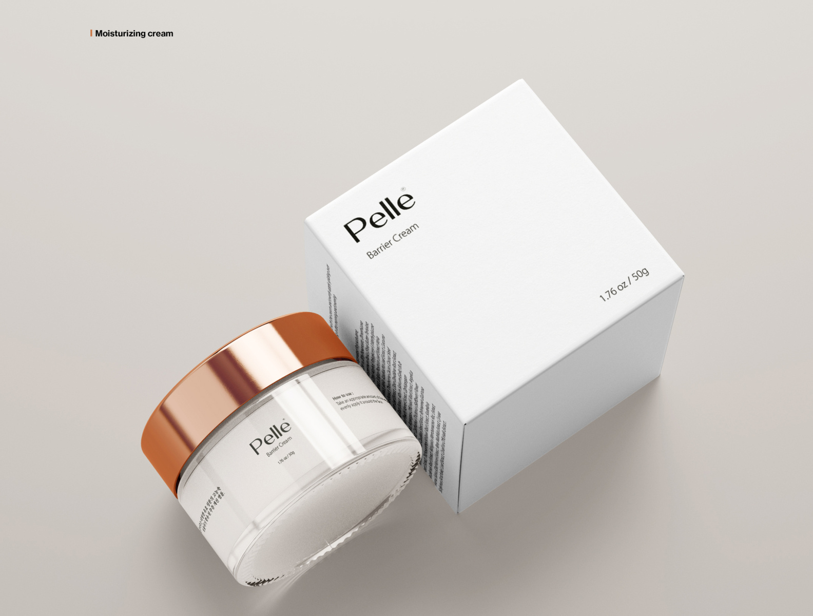 Pelle Skin Care Product Packaging Concept by Esmé Design Studio on