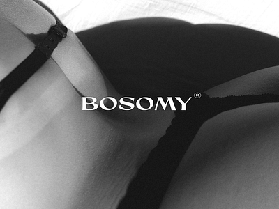 Bosomy Intimate wear Brand Logo minimal word logo underware brand logo underwear
