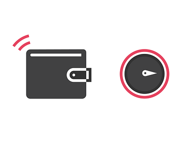 Icons For A PresentatioN - Digital Wallet And Score Tracker icons