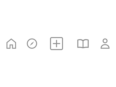 Mobile Tab Bar Icons