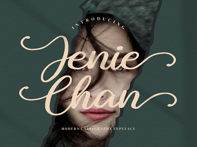 Jenie Chan - Calligraphy Font typeset