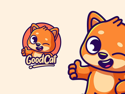 GOOD CAT.!! cartoon cat characterdesign charakter illustration kitten logo mascot vector