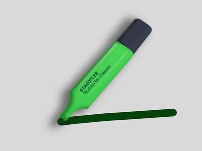 Highlighter (Skeumorphism)