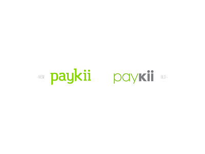 Brand — Paykii® branding comparison fintech global green logo new old payments vs