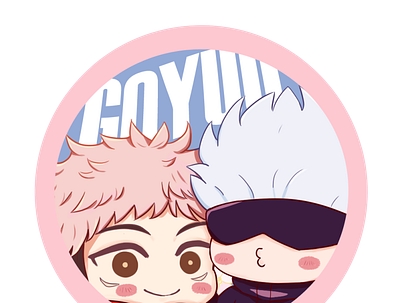 GoU Button Pin design button design buttonpin fanart