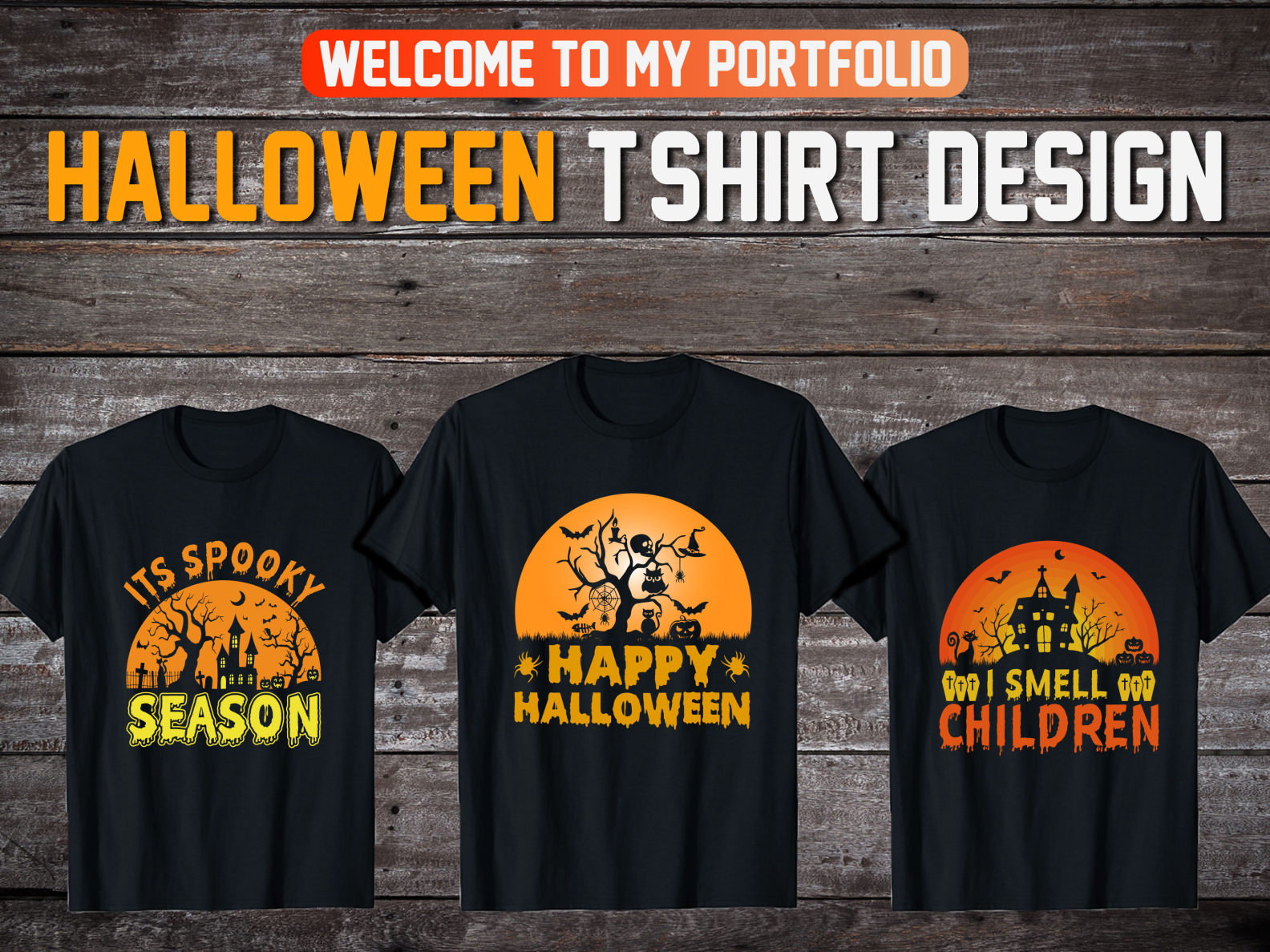 Halloween T Shirts Design Bundle By Mahadi Hasan On Dribbble