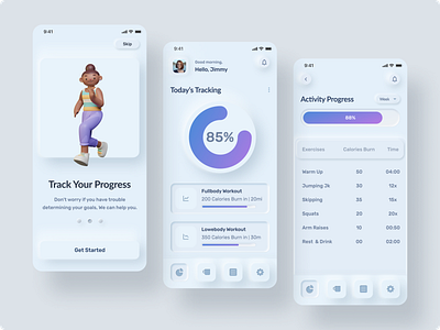 Fitness Tracker _ App Design