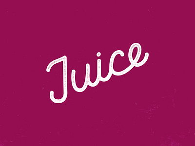 Juice hand lettering lettering logo logotype type typography