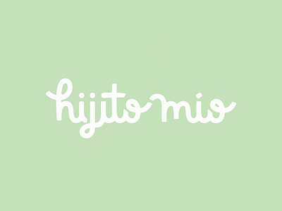 Hijito Mío accesories branding child kids lettering logodesign logotype mexico playful typedesign typography