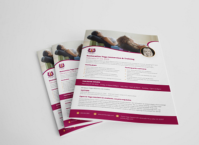 Modern Flyer advertising brand identity branding brochure design art flyer flyer design graphic illustrator