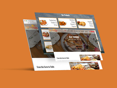 Website Design for Food Restaurant branding illustration modern responsive squarespace ui ux website wix wordpress