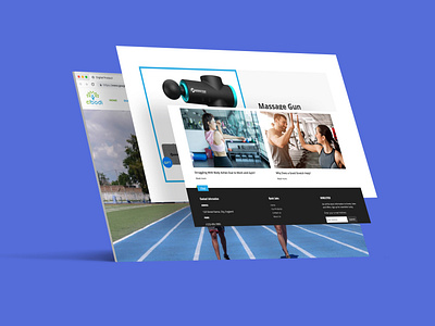 Fitness Website Design