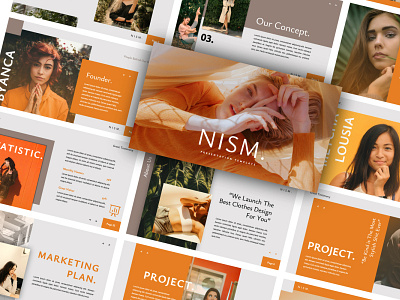 NISM. Presentation Template cleantemplate design fashionbrand keynote keynote template minimalism presentation