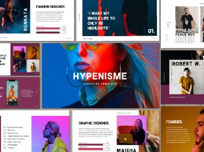 HYPENISME | Creative Template fashionbrand hypebrand hypestyletemplate presentationbrand presentationtemplate