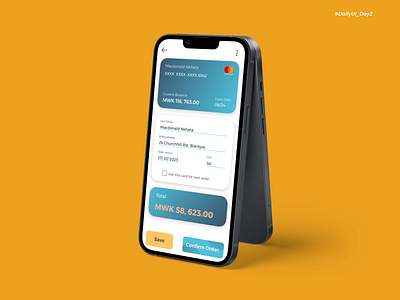 Credit Card Checkout ui